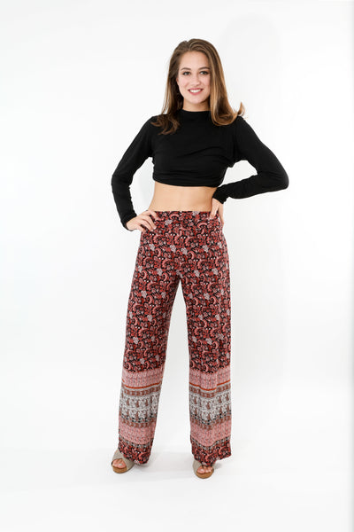 Travel pants. No wrinkle palazzo style